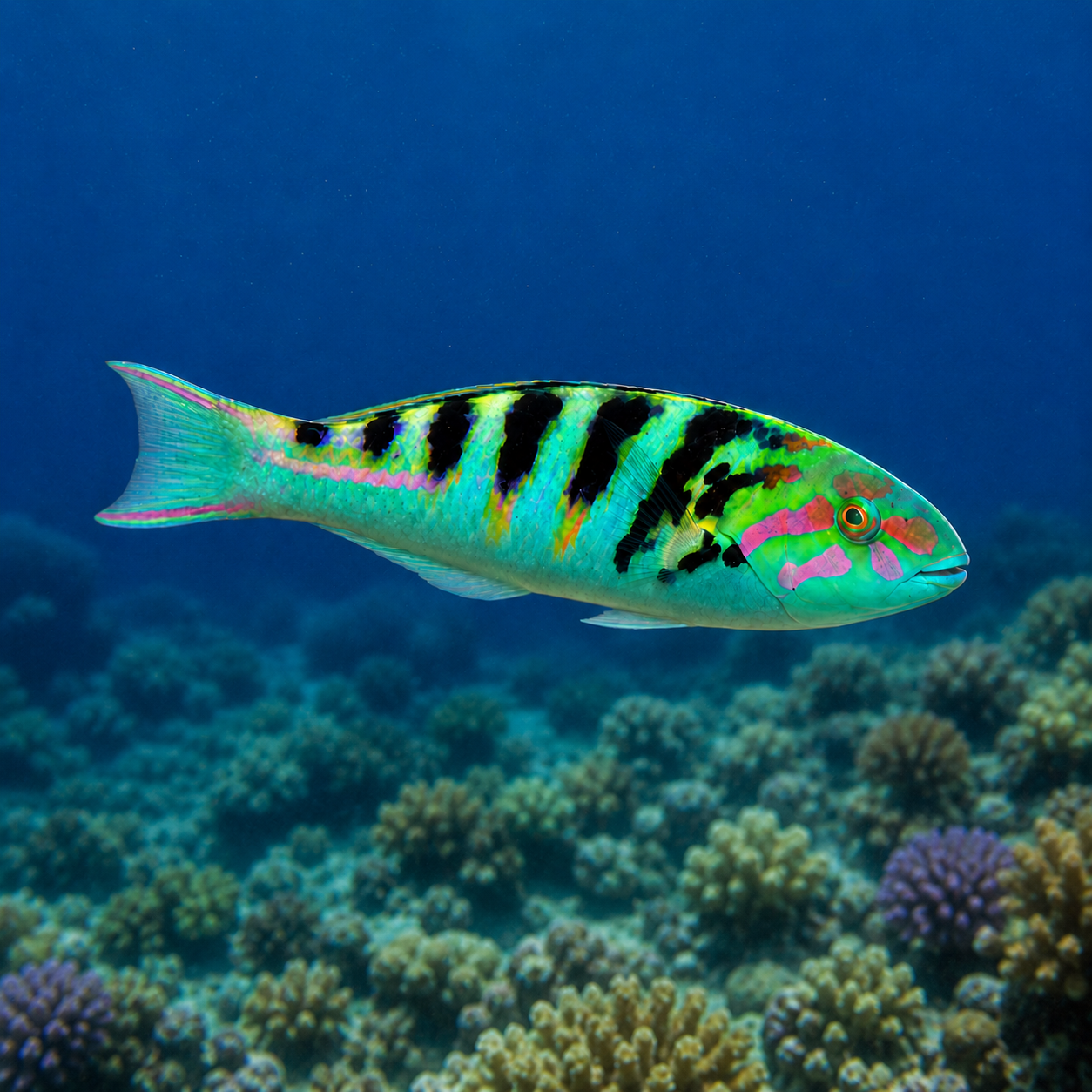 Thalassoma hardwicke Thalassoma hardwicke - obrazek 1