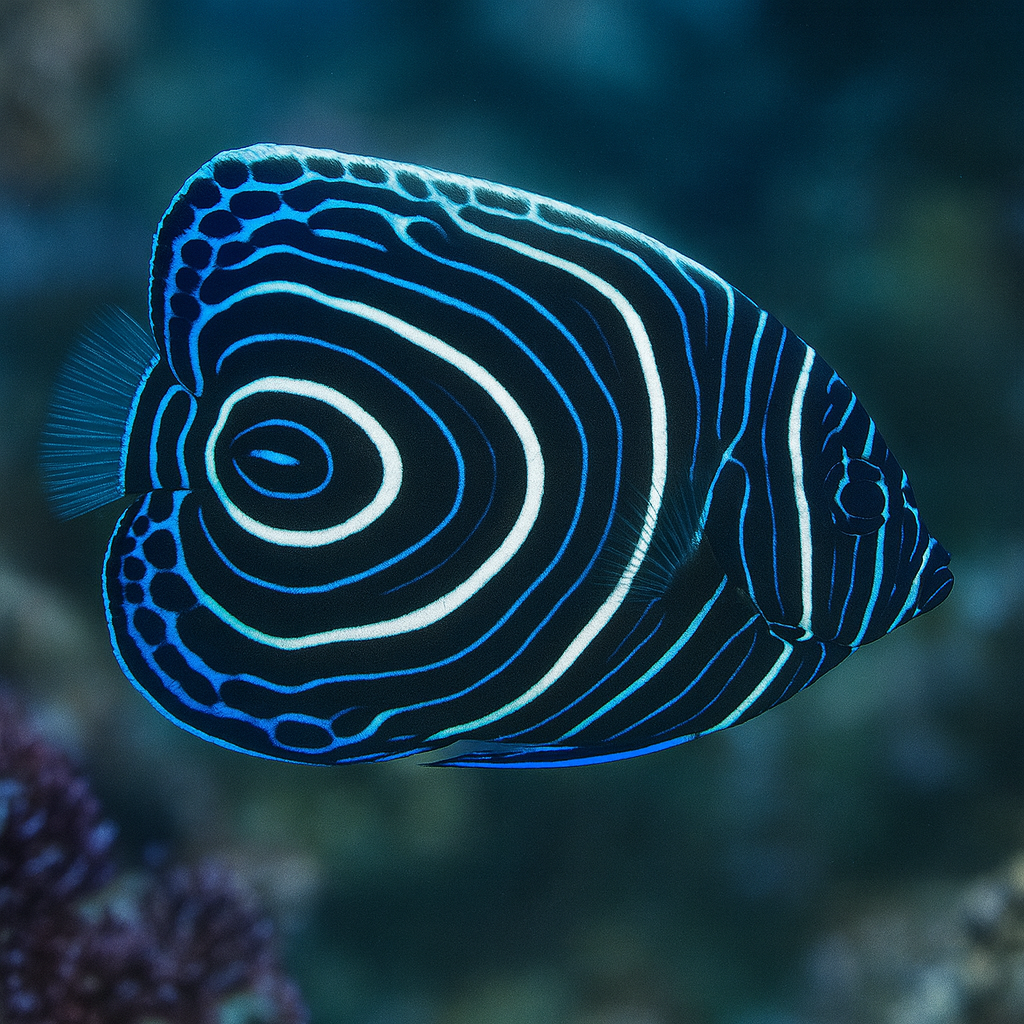 Pomacanthus imperator Pomacanthus imperator S/M (Juv) - obrazek 1